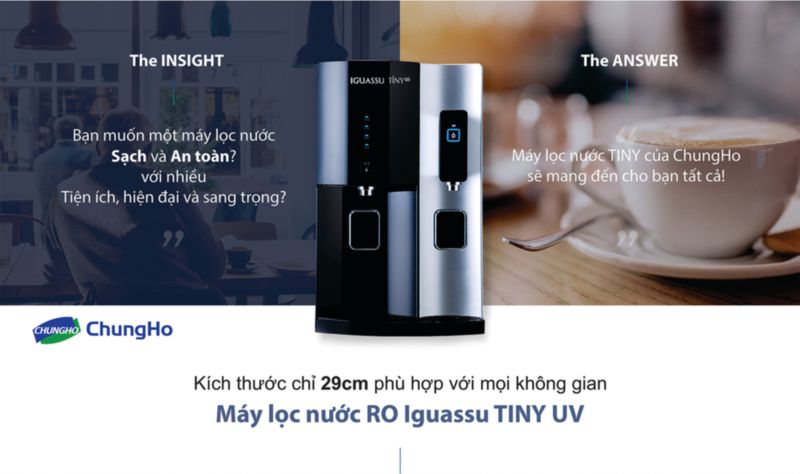 Máy lọc nước Chungho Iguassu Tiny 500UV
