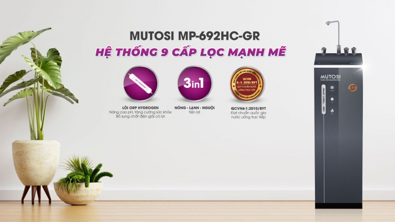 Máy lọc nước MP-692HC-GR